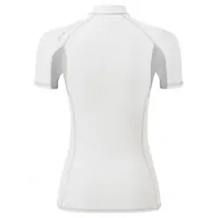 Gill Pro Rash Vest Short Sleeve For Women - White