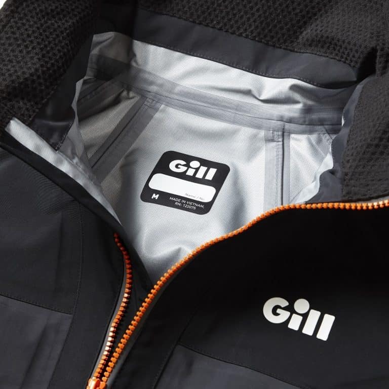Gill Race Fusion Jacket 2021 - Black/Graphite