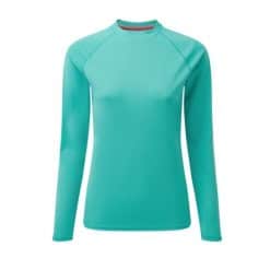 Gill UV Tec Long Sleeve T-Shirt Womens - Turquoise