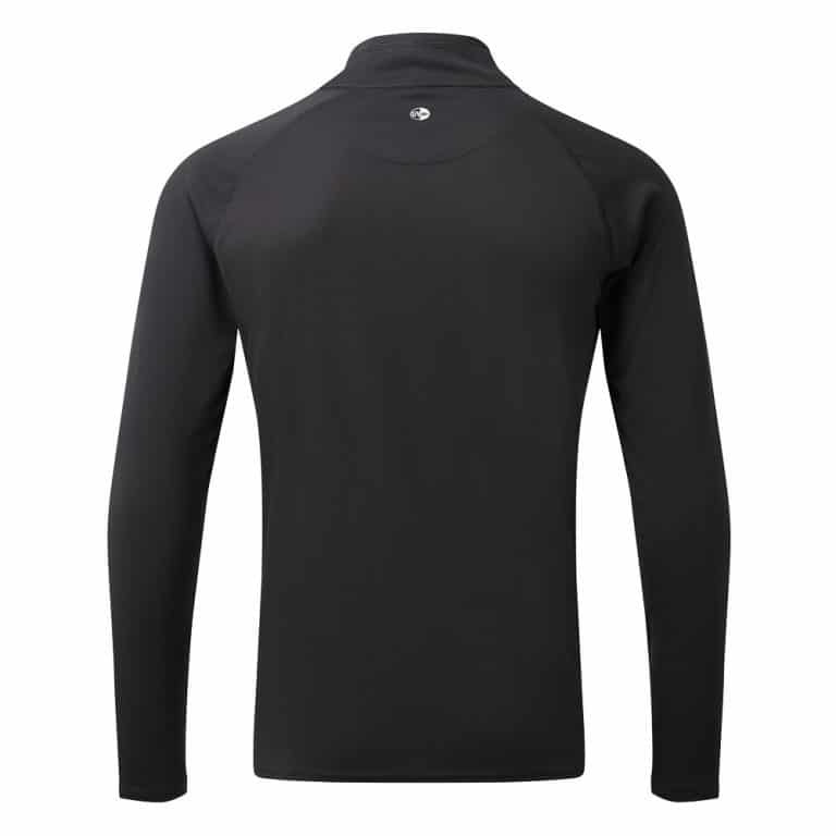 Gill UV Tec Long sleeve Zip T-Shirt - Charcoal