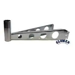 Glomex TV Mast Mount Bracket - Stainless Steel