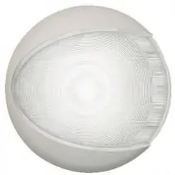 Hella Marine Euro LED White Shroud White Light Out - Image