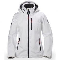 Helly Hansen Crew Hooded Midlayer Jacket for Women - White