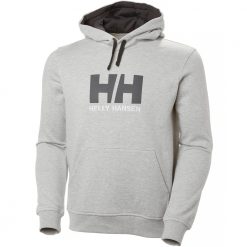 Helly Hansen Logo Hoodie - Grey