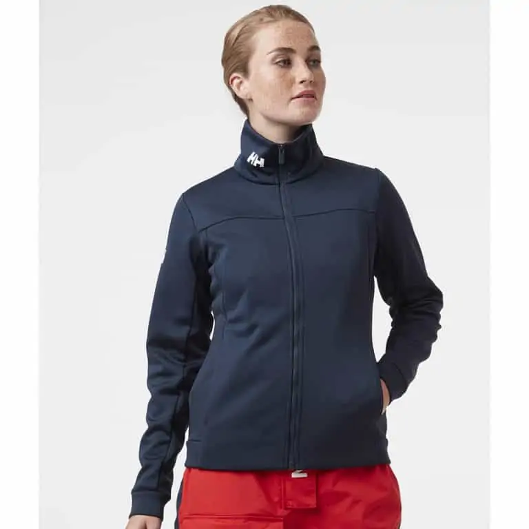 Helly Hansen Womens Crew Fleece Jacket - Navy