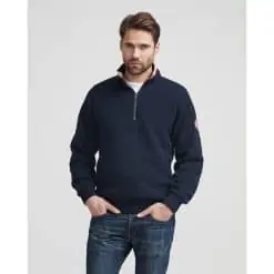 Holebrook Classic Windproof Sweater - Navy