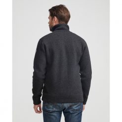 Holebrook Mans Zip WP Windproof Sweater - Anthracite Mel
