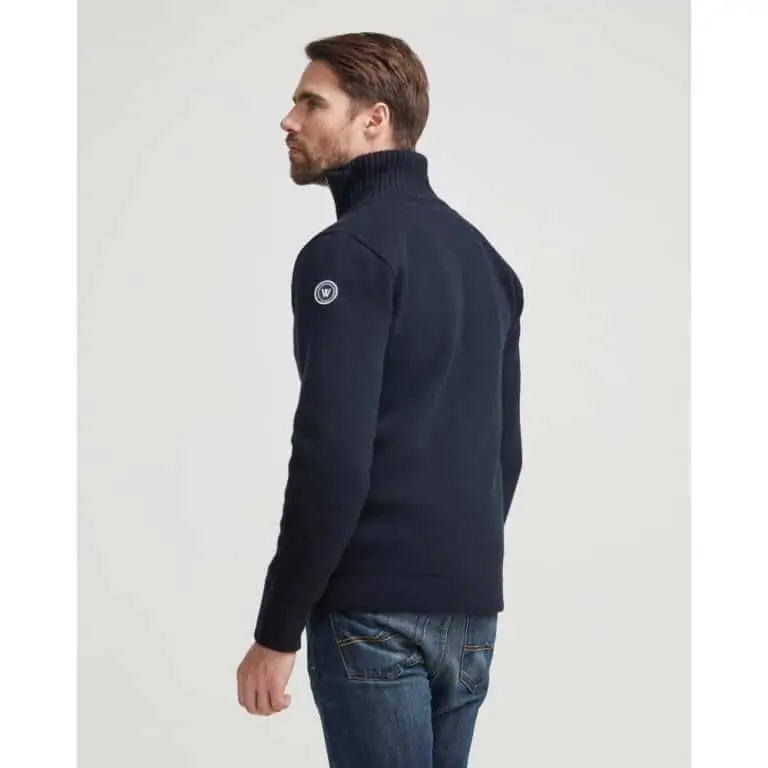 Holebrook Mans Zip WP Windproof Sweater - Navy