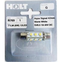 Holt Aqua Signal Festoon Bulb Warm White 12 LED - Image