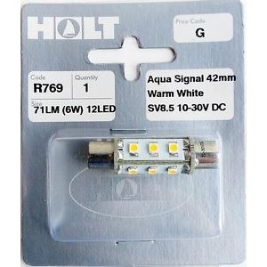 Holt Aqua Signal Festoon Bulb Warm White 12 LED - Image