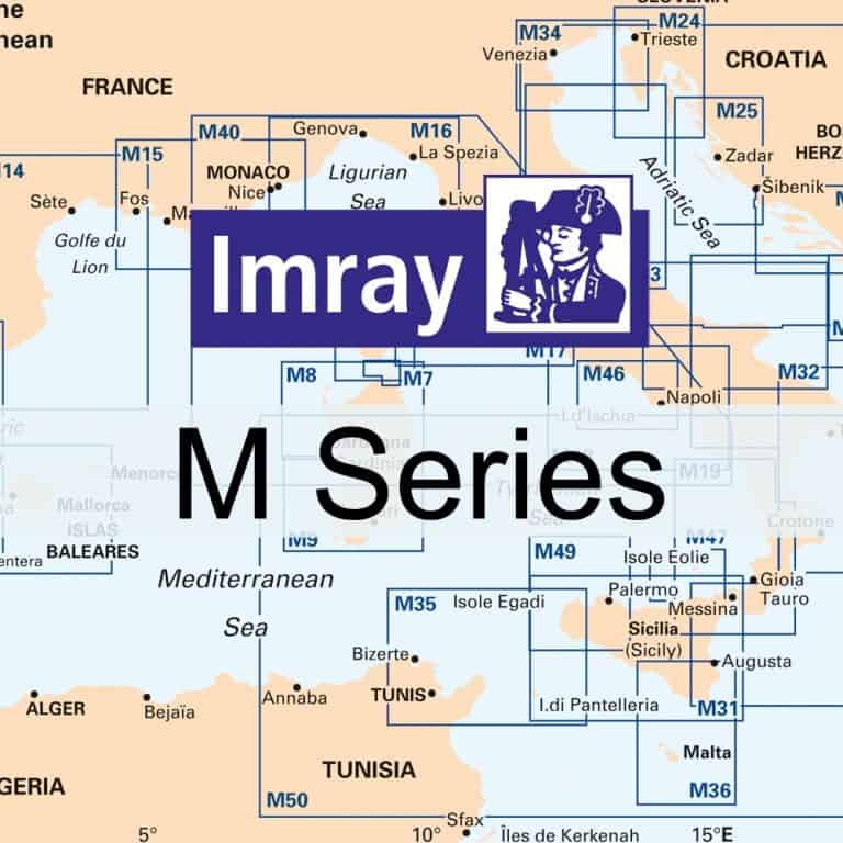Imray M Series Nautical Charts - Mediterranean Sea - Image