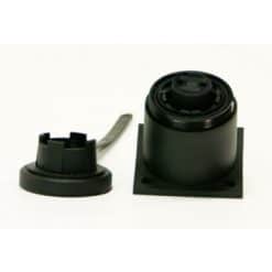 Index 3 Pin Bulkhead Socket + Cap - Image