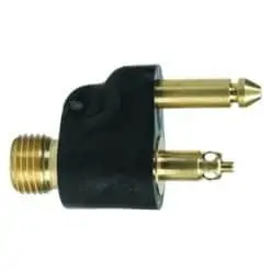 J/E 1/4in NPT Brass Make Tank Connector - Image