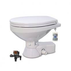 Jabsco Quiet Flush Freshwater Electric Toilet - Regular Soft Close