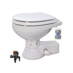 Jabsco Quiet Flush Seawater Toilet - Compact