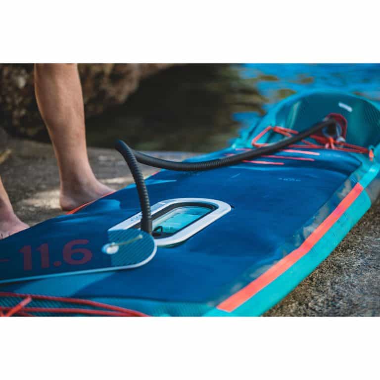 Jobe E-Duna Sup 11.6 Inflatable Paddle Board Package - built in Electric Motor! - Image