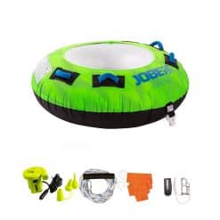 Jobe Rumble Green Package with 12v Pump & Towrope - Image