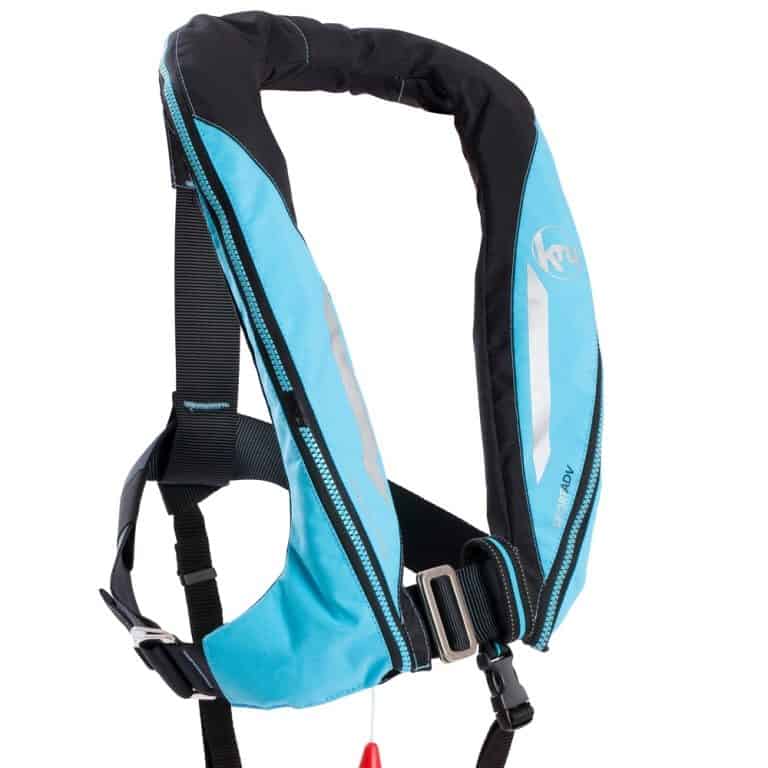 Kru Sport 170 ADV Lifejacket - Carbon/Sky Blue