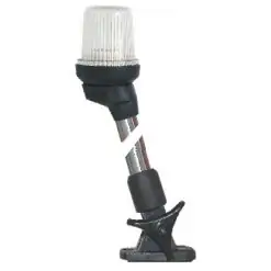 Lalizas Pole Light Folding White (Black Housing) - LALIZAS POLE LIGHT FOLDING WHI