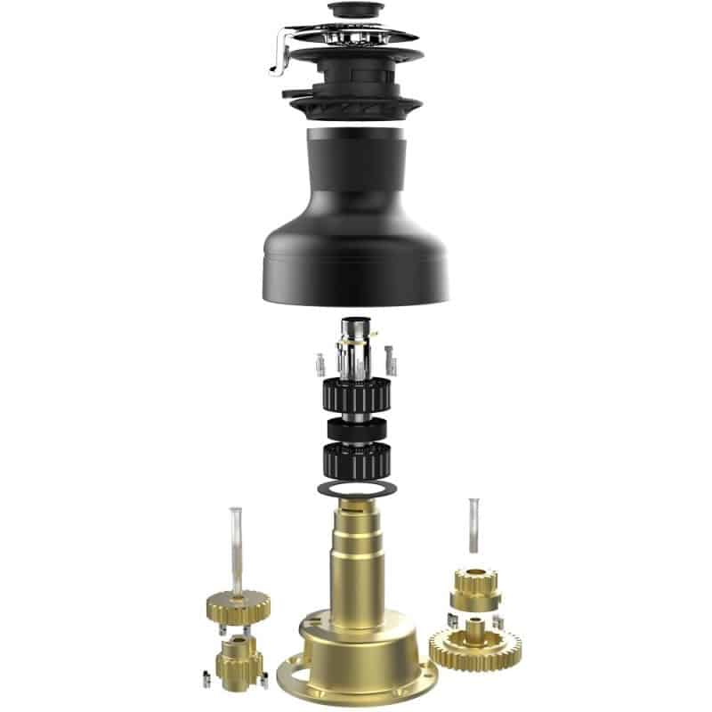 Lewmar Evo Self Tailing Winch Size 15 45 In Chrome & Alloy