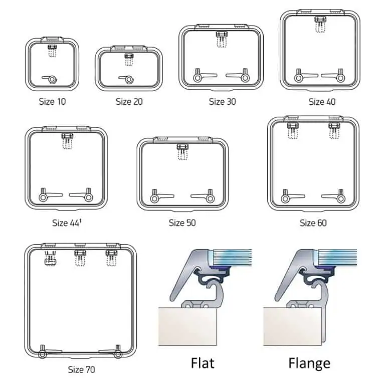 Lewmar Ocean Hatch - Flat or Flange Base - Image