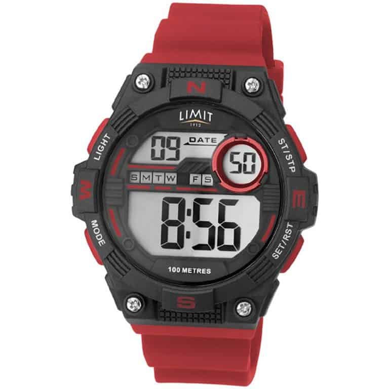 Limit Digital Countdown Watch - Red