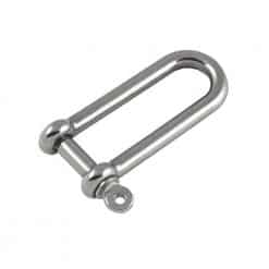 Long D Shackle Stainless Steel - Image