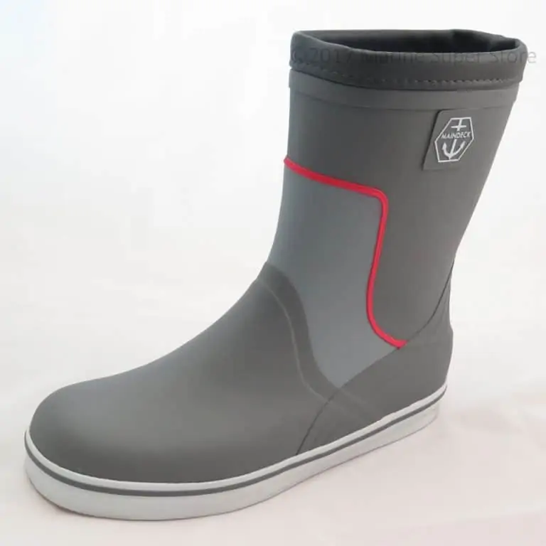 Maindeck Short Grey Rubber Boot - Image