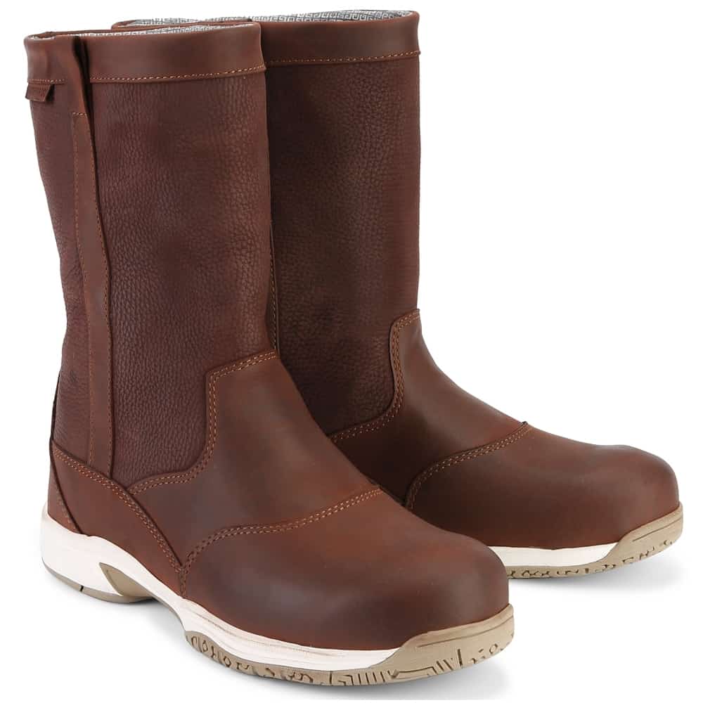 Sailing boots clearance leather