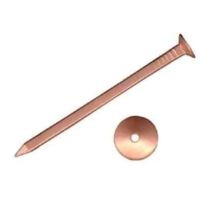 Copper Countersunk Nails & Roves - Image
