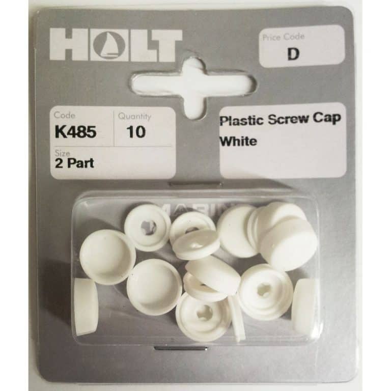 Plastic Screw Cap Covers & Washers - MARINE PREPACK K485