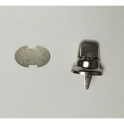 Turn Button Fastenings Brass Nickel - Image