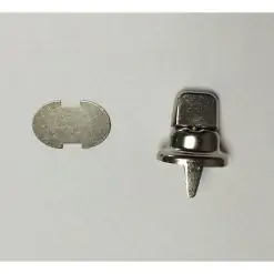 Turn Button Fastenings Brass Nickel - Image