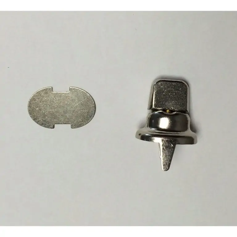 Turn Button Fastenings Brass Nickel - Image