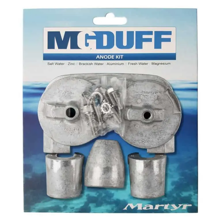 MG Duff Aluminium Bravo 3 Engine Anode Kit - Mercury / Mercruiser - Image