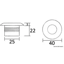 Osculati Micro LED Ceiling Light 1X1 W HD - Image