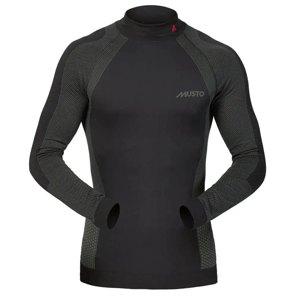 Musto Active Base Layer Long Sleeve Turtleneck - Black