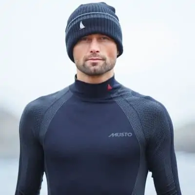 Musto Active Base Layer Long Sleeve Turtleneck - Black