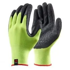 Musto Dipped Grip Gloves (Pack of 3) - Sulphur Spring/Black