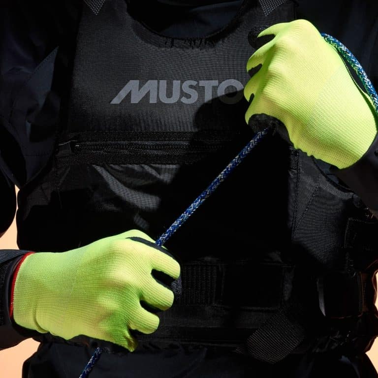 Musto Dipped Grip Gloves (Pack of 3) - Sulphur Spring/Black