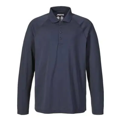 Musto Evo Sunblock Long Sleeve Polo - True Navy