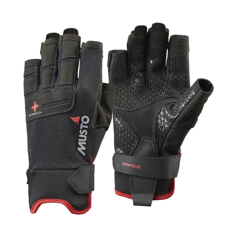 Musto Performance Short Finger Gloves - Black