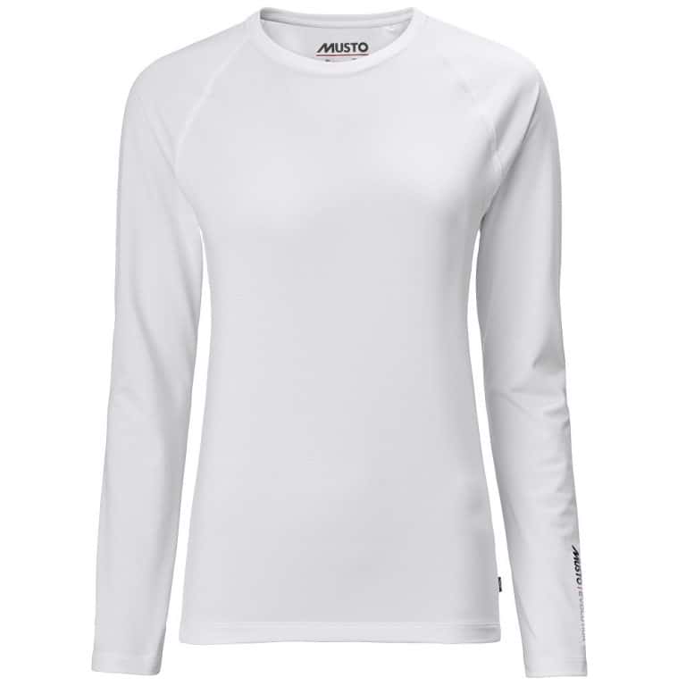 Musto Sunblock Long Sleeve T-Shirt 2.0 For Women - White