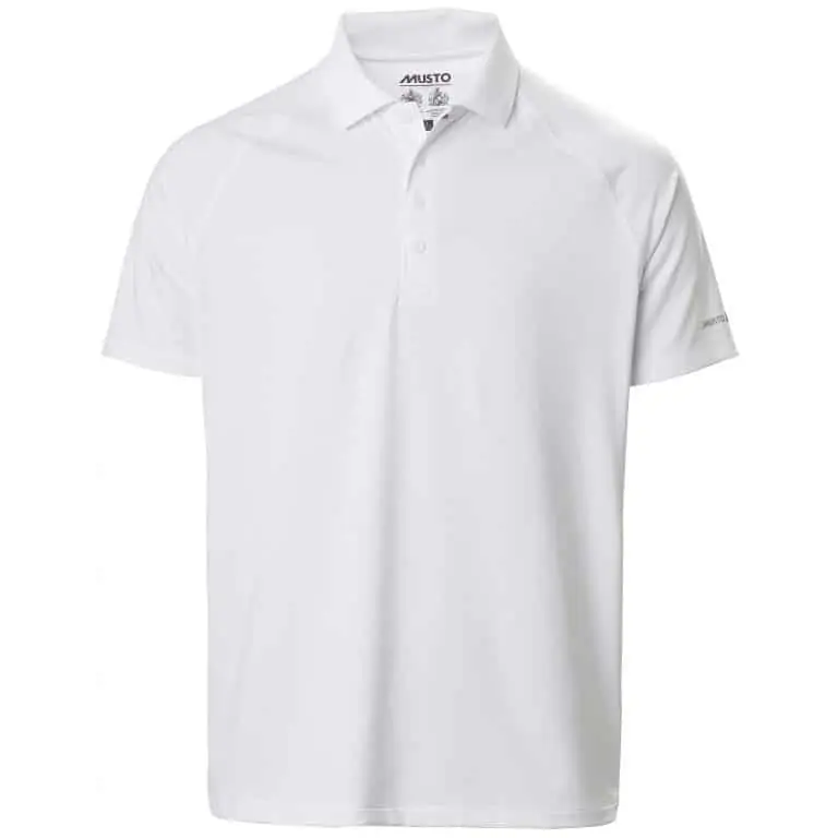 Musto Sunblock Polo Short Sleeve - White