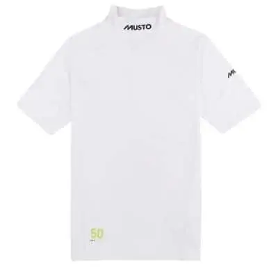 Musto Sunblock Short Sleeve Rash Guard - White