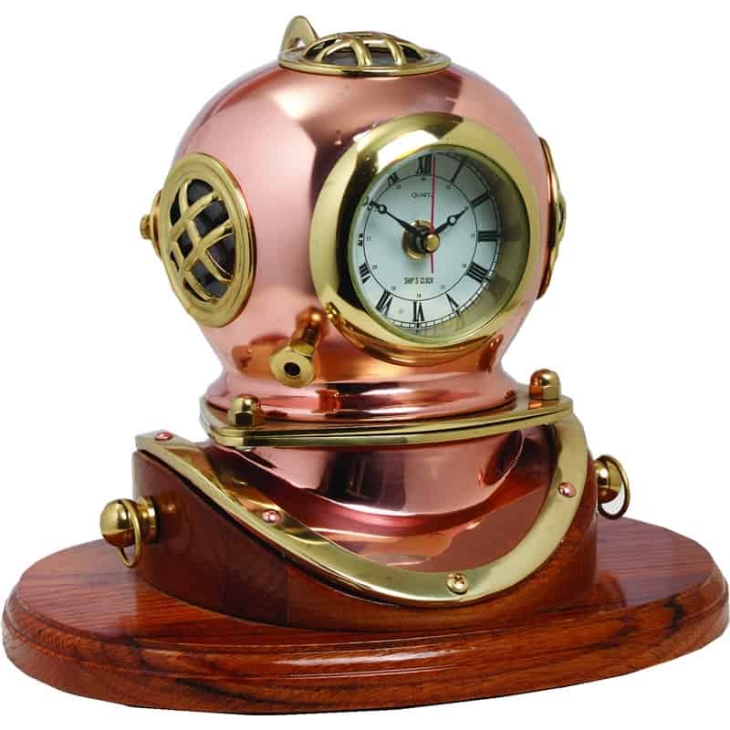 Shop Nautical Clock Divers Helmet
