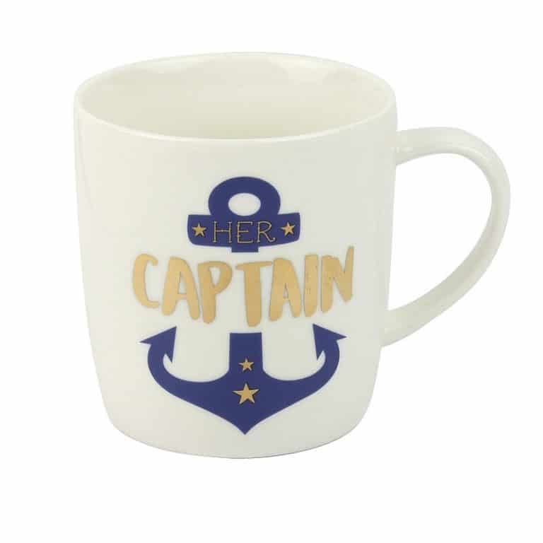 Nauticalia His & Her Mugs - Her Captain
