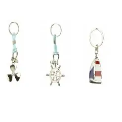 Nauticalia Chrome Keyrings - Image