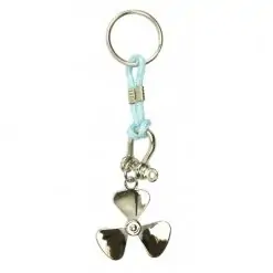 Nauticalia Chrome Keyrings - Propeller