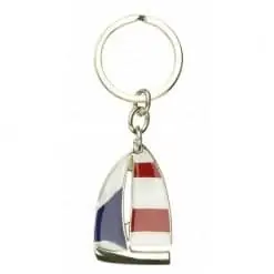 Nauticalia Chrome Keyrings - Yacht